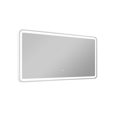 Morrisania Wall Mounted Bathroom Framed LED Mirror With Anti- Fog,Memory Function And Touch Sensor