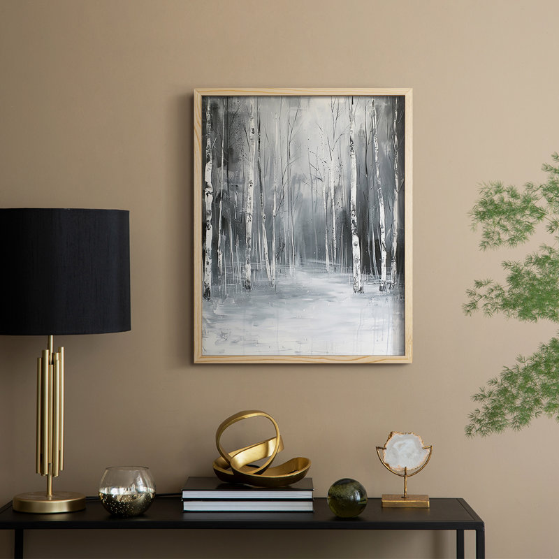 «LANDSCAPES Series XCI», reproduction encadrée - bois massif, H 11 po x l 9 po