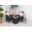 Faro Black Relax 3 pc Bistro Set