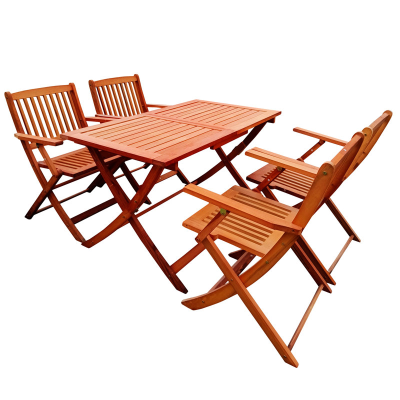Ensemble de salle à manger pliable pour patio