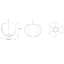 Luminaire suspendu sphérique Veris-49554536-49554533