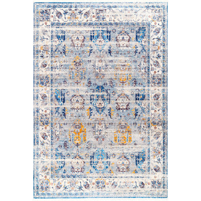 Tapis gris de style oriental Fergus