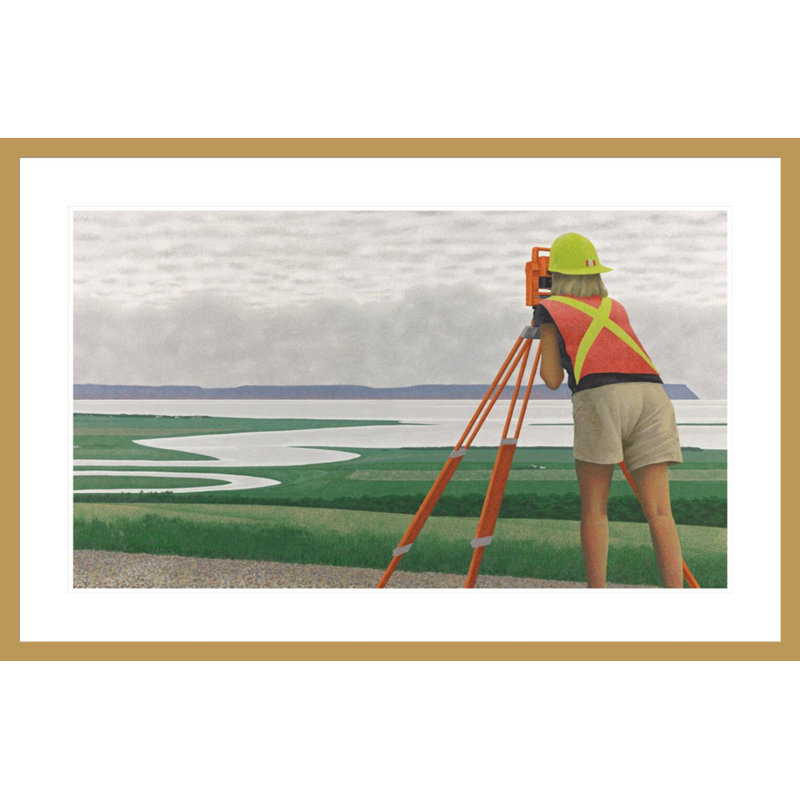 Arpenteur géorgien par Alex Colville, H 27,15 po x l 41,5 po
