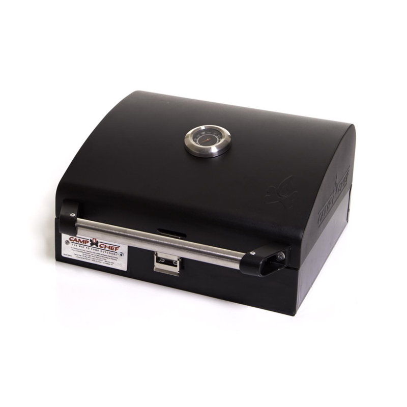 Camp Chef Black Cast Iron BBQ Grill Box with Heat Diffuser