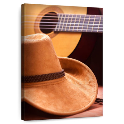 Abarca Country Hat And Guitar