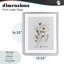 «Pressed Flower Relax & Renew», reproduction sous verre encadrée, design par lettres et doublure-1558671447-1558671467