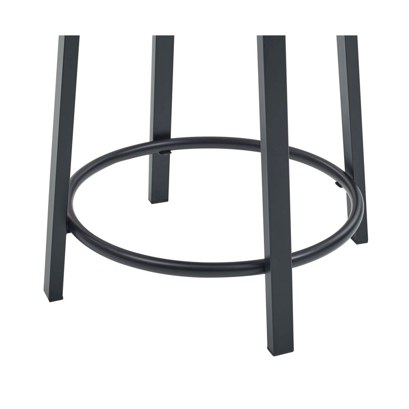 Ensemble de 2 tabourets pivotants avec structure en métal