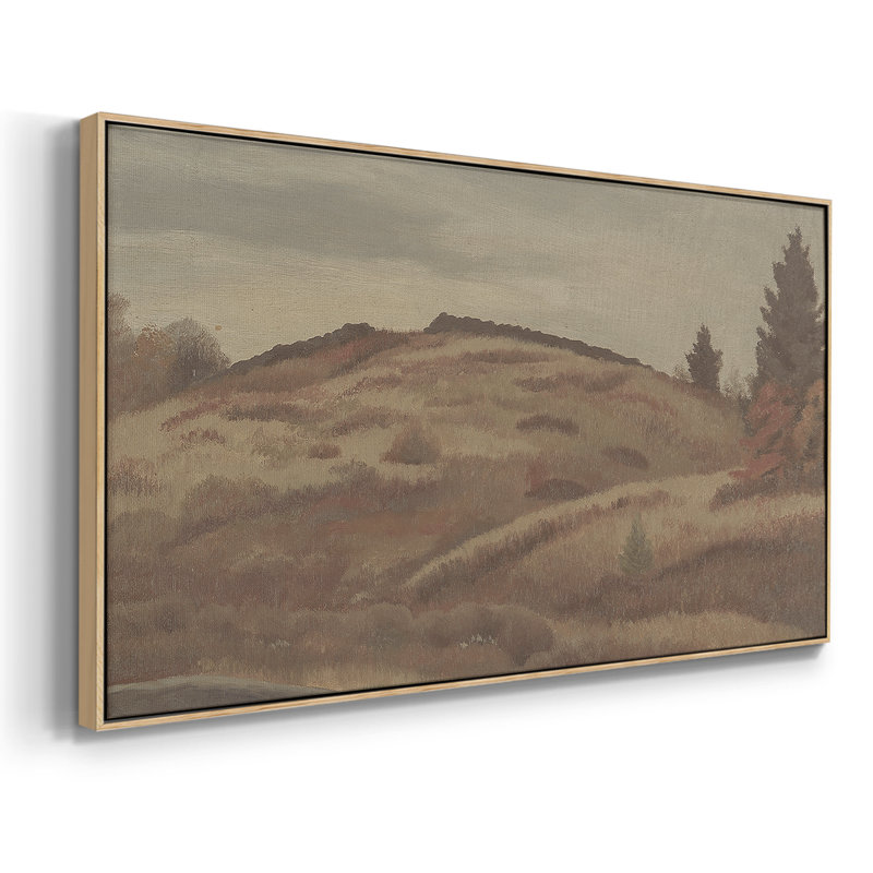 Série paysage - DCCL III - Toile tendue avec châssis, prête à accrocher, Argent argent, H 21 po x l 41 po