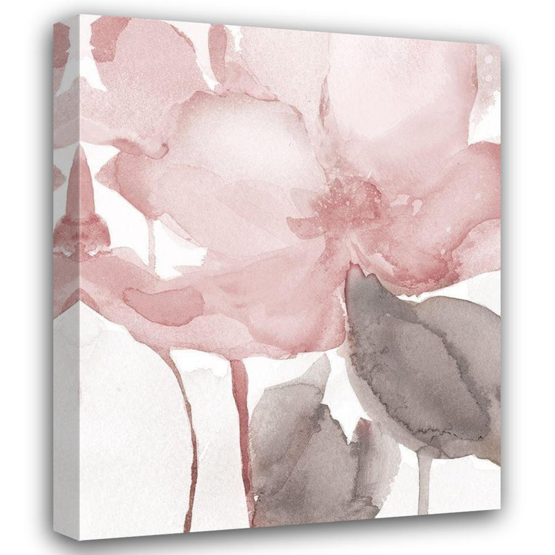 «Red Barrel Studio® Robinson, Carol», art sur toile tendue avec châssis: Blush Bloom II