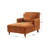 Upholstered Chaise Lounge With Adjustable Backrest-985554647