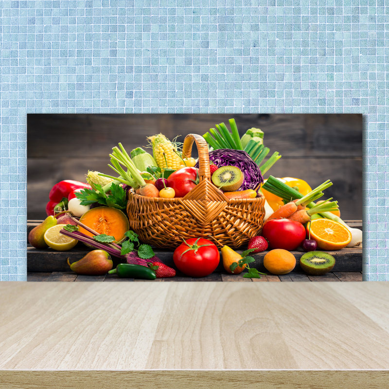 Longawa 50cm W x 100cm L Glass Peel and Stick Panel