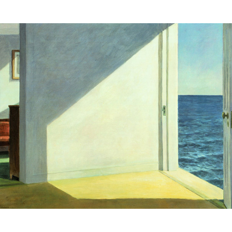 Les chambres au bord de la mer, H 19 po x l 24 po