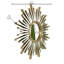33'' Sunburst Art Mirror for Bathroom, Bedroom, Living Room, Entryway