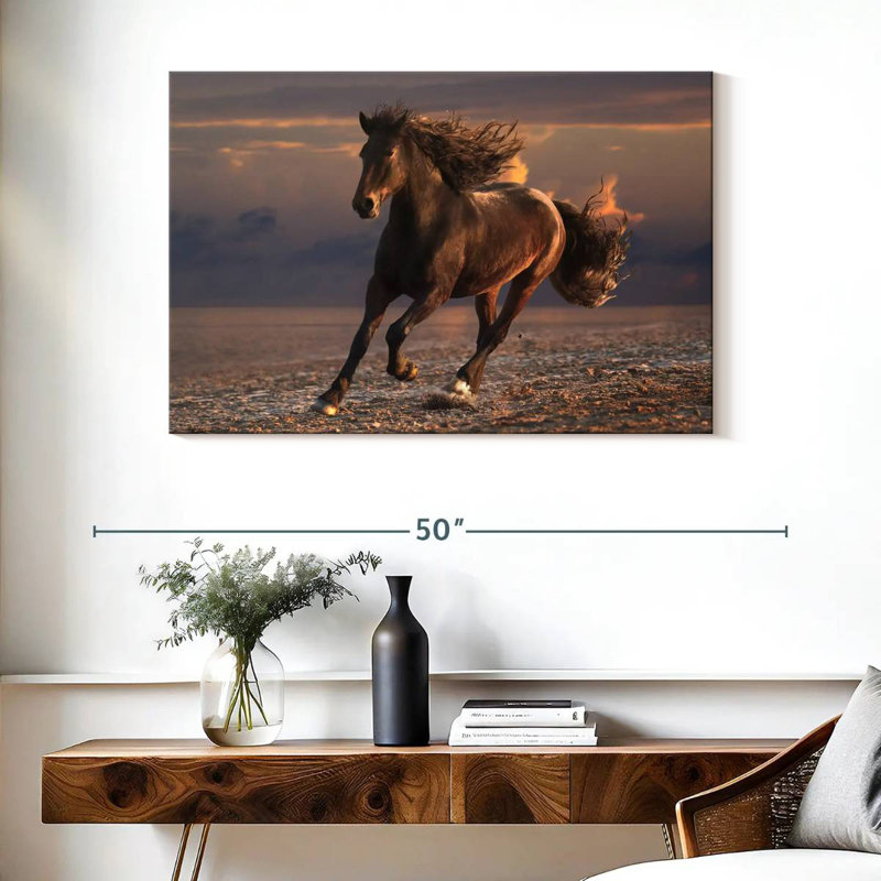 Cheval de plage Brampt, H 26 po x l 39 po