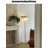French-Style Glass, Marble & Solid Brass Floor Lamp