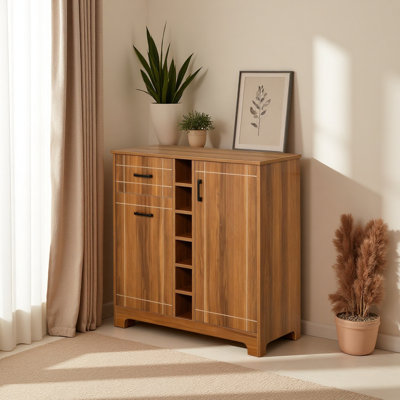 Armoire de rangement avec rangement, armoire à vin, armoire rétro
