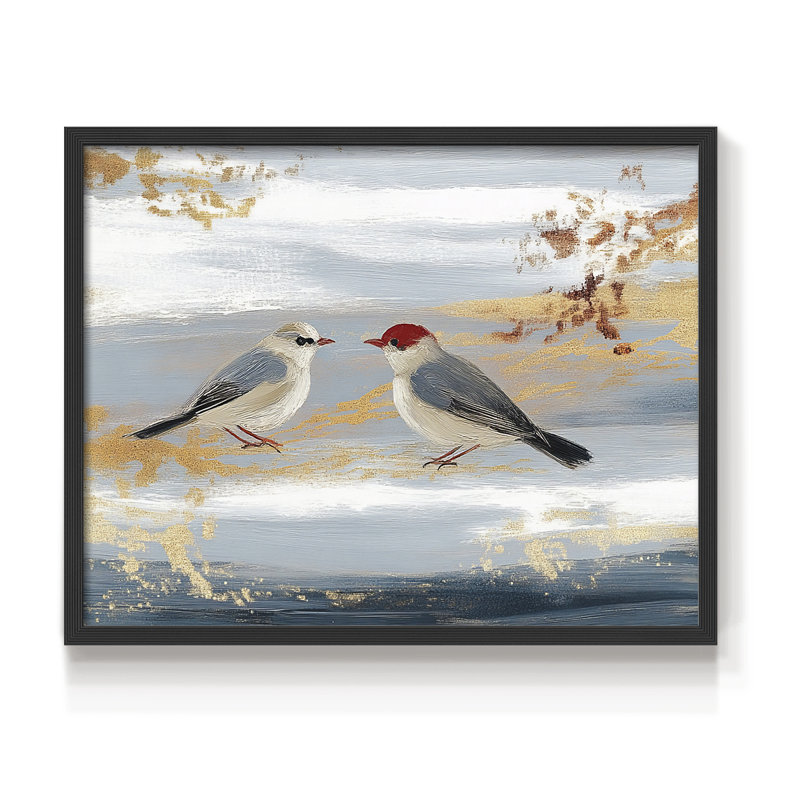 Chirstmas Art-CCLXIV -Framed Print - Restickable, H 16 po x l 20 po, Noir, noir, noir, noir