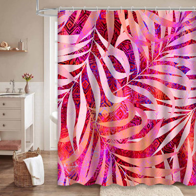 Abat-jour floral dramatique rose rouge romantique romantique exotique avec 12 crochets