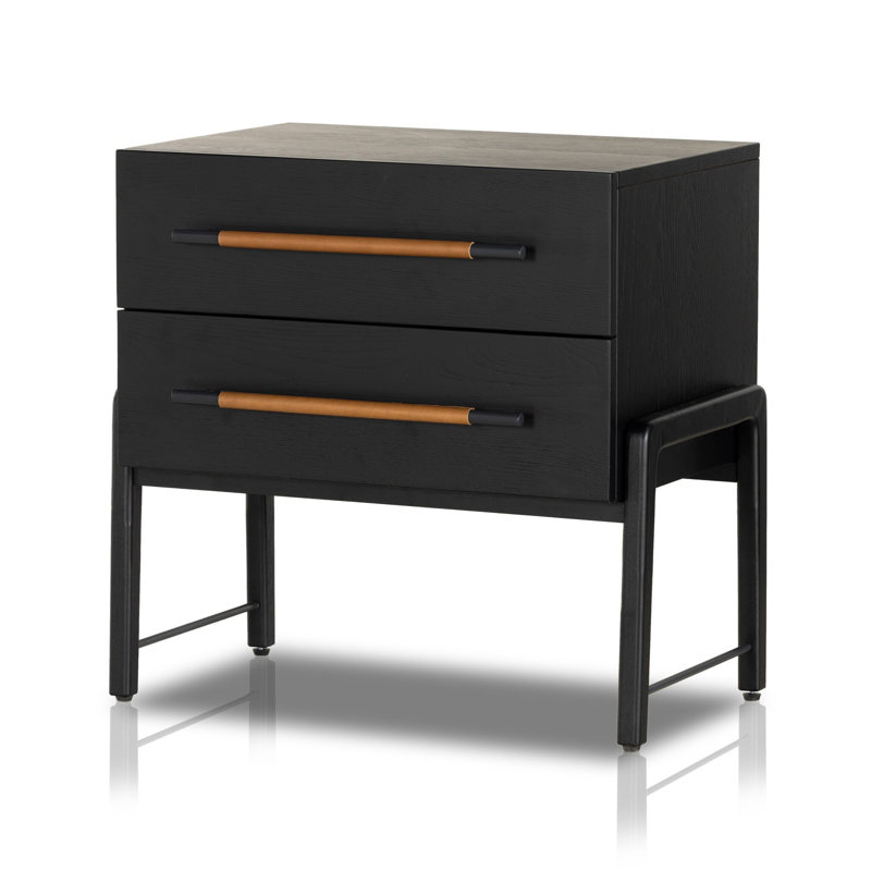Rosedale 2 - Drawer Nightstand, Ebony Oak