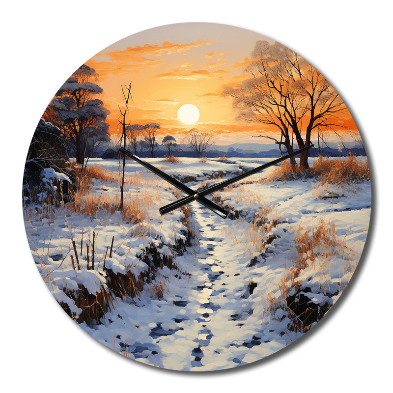 Metal Wall Clock, Small