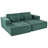 Boneless Double Sofa Bed With 2 Pillows, Perfect For Living Rooms, Apartments, Offices-781902980