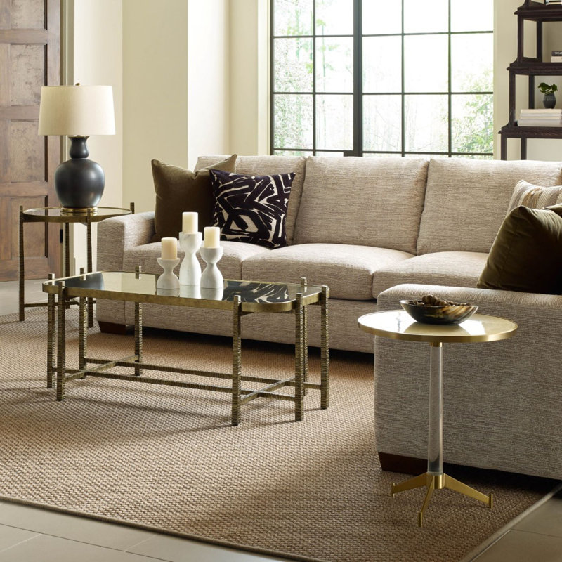 Table basse avec dessus de plateau Angelina