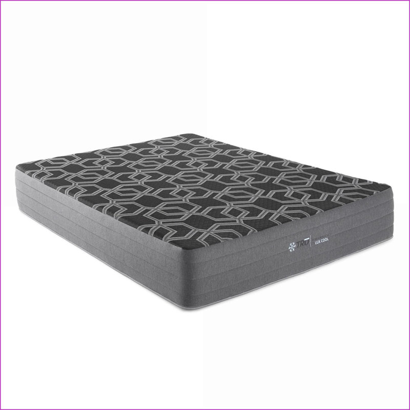 Mattresses, 12” Medium Plush Twin XL Mattress with Cooling Ice Cover & Copper Gel Foam | Black | Foam, Twin XL, 12"
