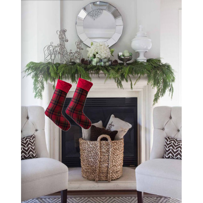 Chaussette de noël pour noël écossais