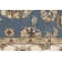 Tapis oriental bleu / ivoire