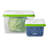 Rubbermaid FreshWorks Produce Saver, Medium and Large Produce Storage Containers, 4 Piece Set