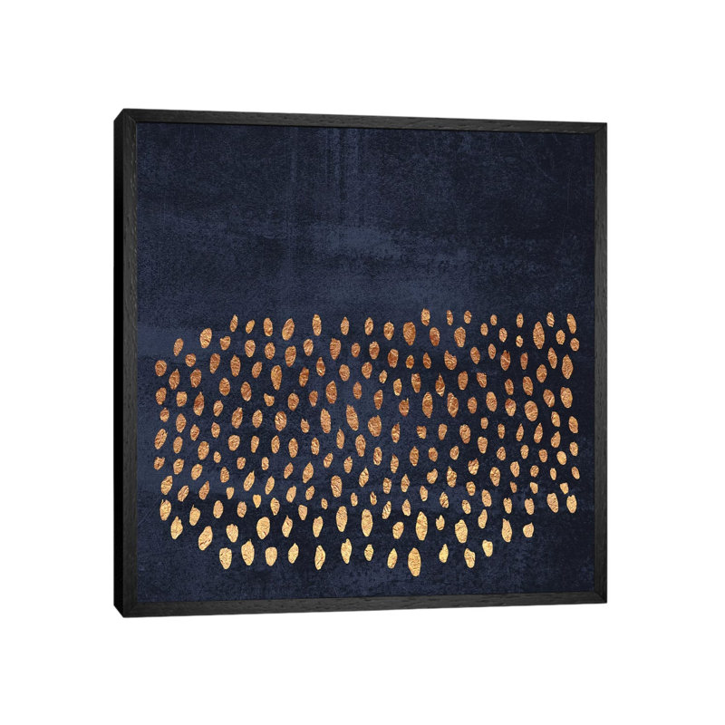 Pattern Play - Floater Frame Print on Canvas, 93.98 cm H x 93.98 cm W, Black Framed