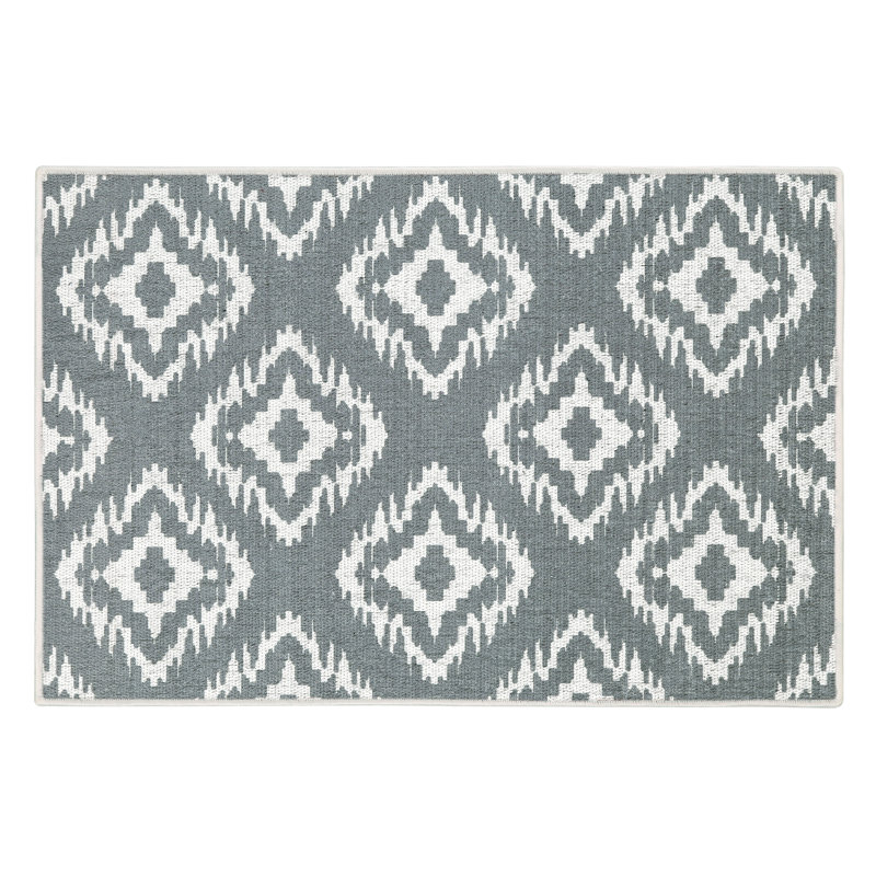 Tapis de cuisine Birgid, Gris clair