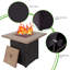 28Inch Outdoor Gas Fire Pit Table-114833145