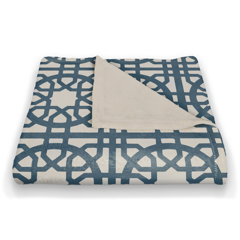 Jeté en molleton Tile