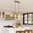 Pendant Lighting For Kitchen Island, 4-Light Pendant Lighting Modern With White Frosted Glass