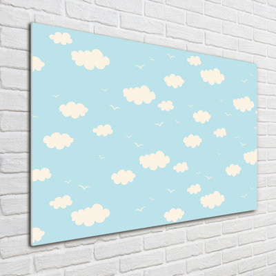 Cloud - No Frame Print on Glass