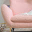 Chaise berçante, fauteuil oscillant rembourré Teddy-753751307