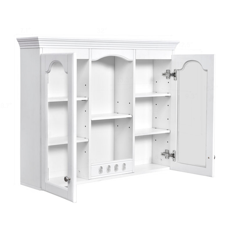 Versatile Wall Mounted Bathroom Cabinet with Ample Storage and Stylish Design