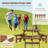 Circular Outdoor Wooden Picnic Table With Built-in Benches - Diy  Round Patio & Backyard Table, 1720 Lb Capacity-123049098-123049097