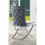 Chaises d'appoint 2 pièces en velours gris glamour avec un design capitonné et une structure chromée, parfaites pour les espaces de repas et de vie élégants.
