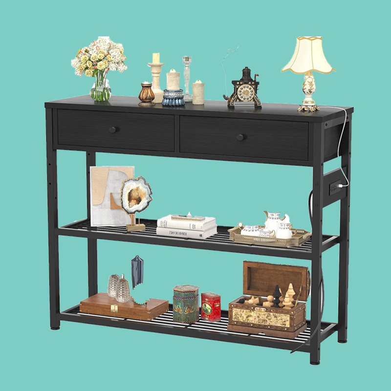 Small Sofa Table With Storage Rack