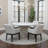 Fairmont Quartz Top Round Dining Table-12080814