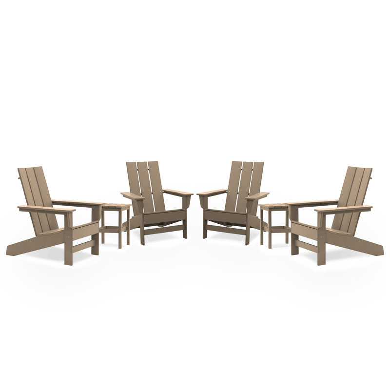 Ensemble de conversation à chaises multiples 6 pièces Ratcliff, Bleu royal