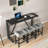 Bar Table And Chairs Set With Power Outlet-107225537