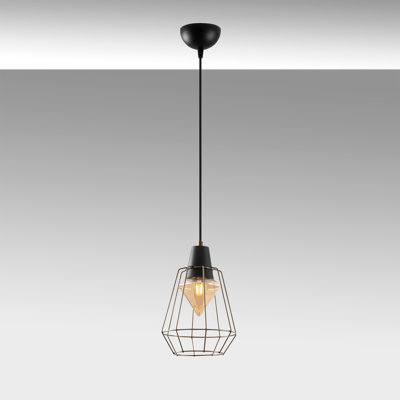 Luminaire suspendu géométrique à 1 lumière Ramsdell
