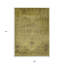 Tapis intérieur / extérieur oriental doré 9 pi x 12 pi brun lavable