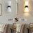 2-Light Glass Wall Sconce-895217441