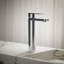 Robinet pour salle de bain à poignée simple Parallel ™, robinet à un trou avec drain escamotable, 1,2 gallon par minute-122588659-51478296
