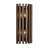 Suratto Wall Sconce - 16"H - Matte Black/Medium Walnut-88960392