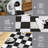 Washable Rug Non Slip Modern Checkered Plaid Hallway Living Room Rug with Rubber Backing Carpet for Kitchen Laundry Entryway-761538211-761538208